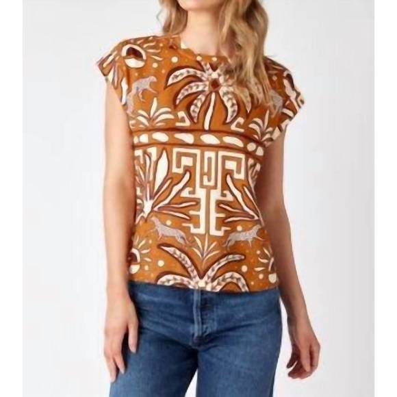 NEW CROSBY BY MOLLIE BURCH leo top in serengeti - Picture 2 of 2